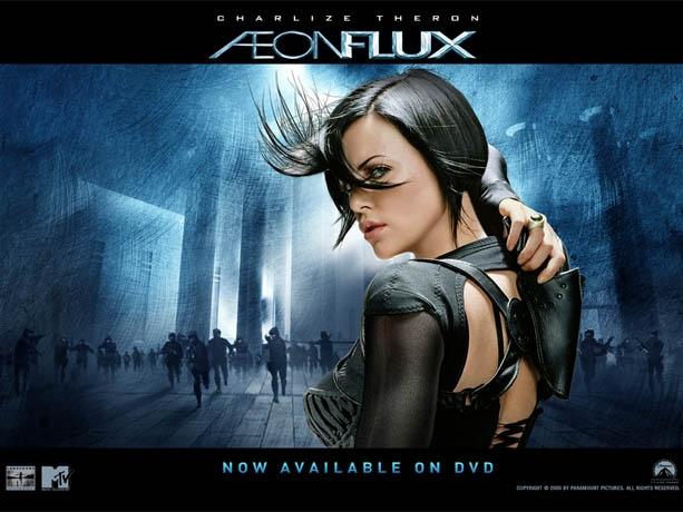 Promotional poster for Aeon Flux
