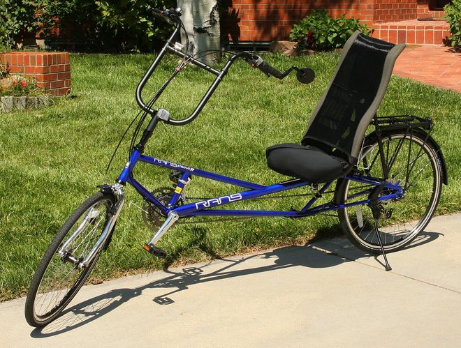 My Rans Stratus XP recumbent bicycle