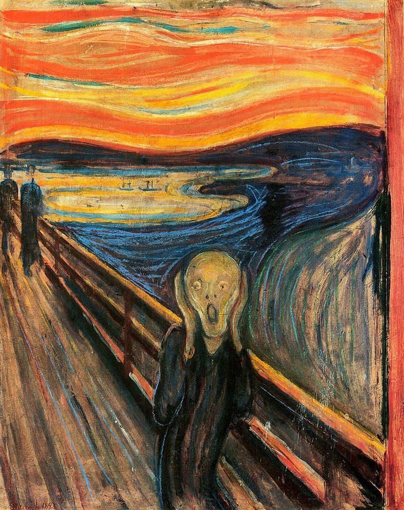 The Scream, by Edvard Munch.