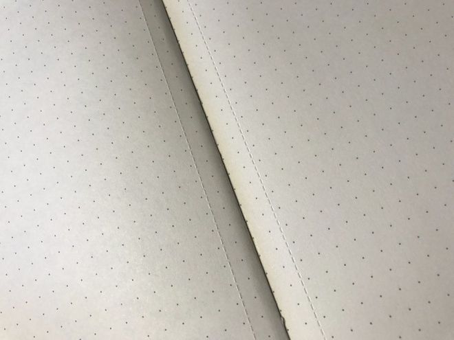You can get the book to open in a full spread, but the perfect binding doesn't readily accommodate this. Forcing it threatens to break the glue bond.