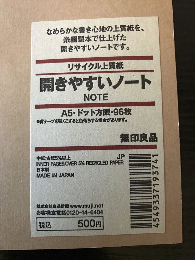 Most of the label is in Japanese. It seems to be pretty securely glued on there. I haven't tried peeling it off lest I damage the cover.